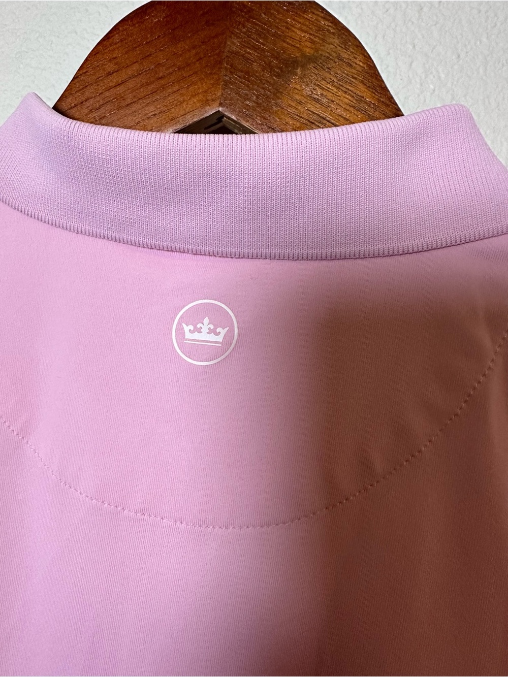 Peter Millar Light Pink Sleeveless Zip Polo - Picture 4 of 4